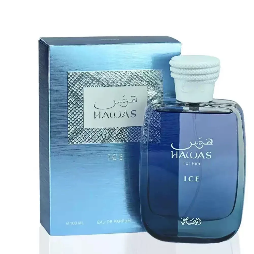 Hawas Men's Ice Eau De Parfum 100ml (3.4oz) - Fragranc.e for Me.n