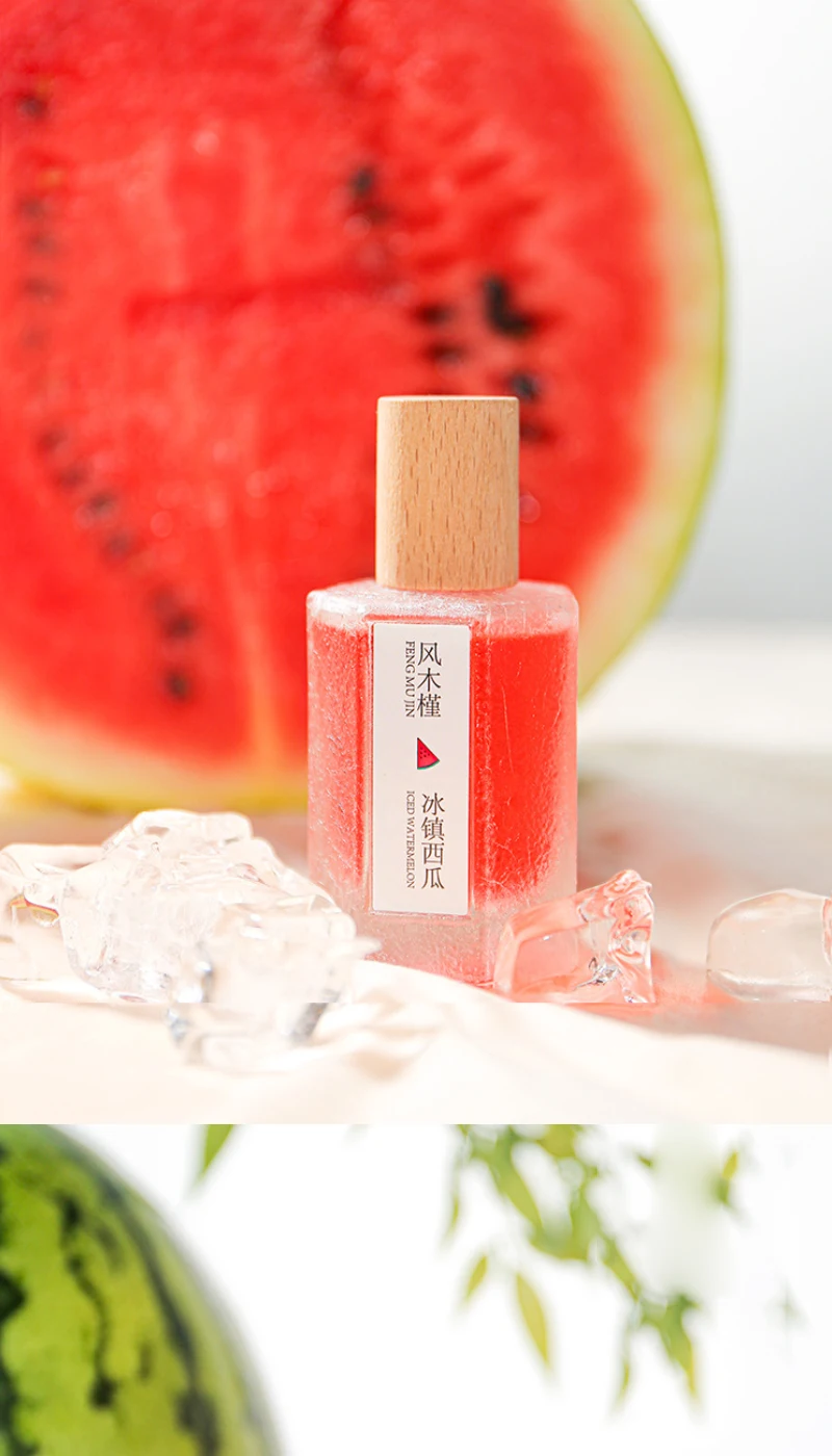 Creative Floral Icy Watermelon Peach Women Perfume - 10H Long-lasting Fresh Fruity Summer Scent Light Sweet EDP Spray