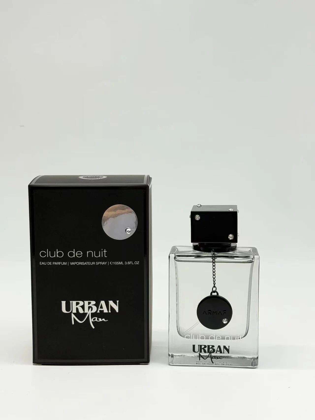 Armaf Club De Nuit Urban Man Perfume 3.6Oz/105Ml, Woody Aromatic Eau De Parfum Spray, Long Lasting Scent for Men