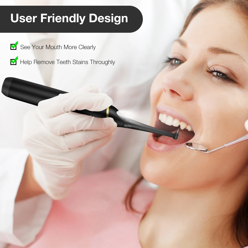 Electric Ultrasonic Dental Scaler 5 Modes Calculus Oral Tartar Remover Tooth Stain 9 Levels Cleaner Teeth Whitening Oral Care
