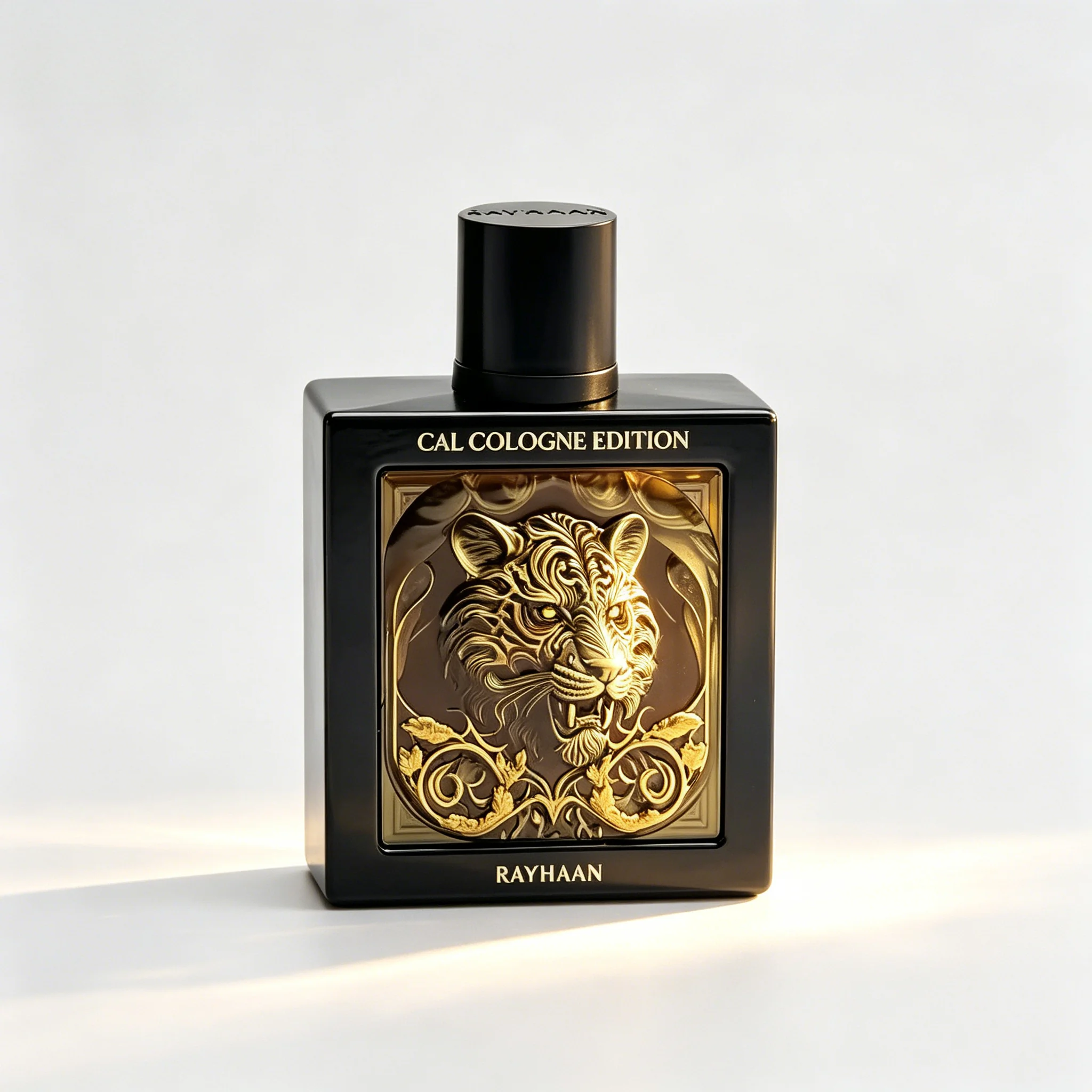 Rayhaan Tiger Cal Cologne Edition Extrait De Parfum Spray 3.4 Ounce Unisex Long-Lasting Amber Rose Scented Perfume Spray