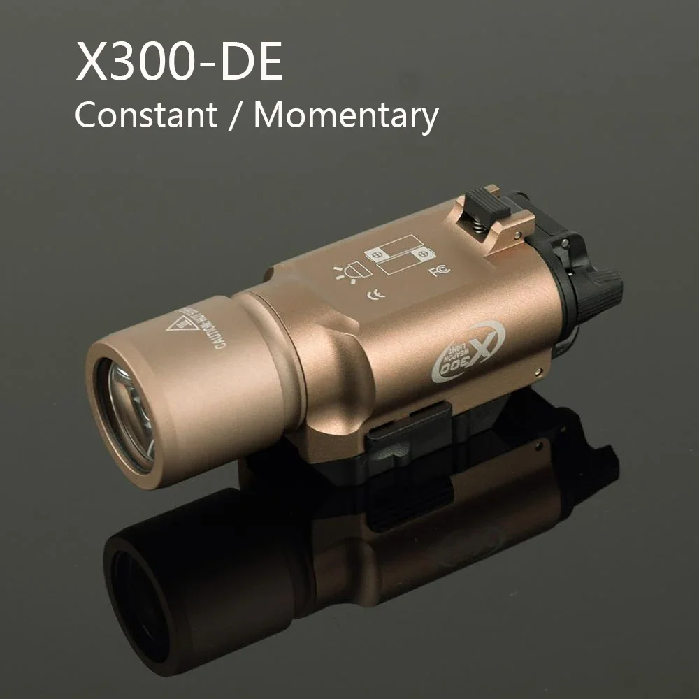 Tactical Surefire X300 X300U X300UH-B XH35 Pistol X300V Scout Light Airsoft Tools Strobe Flashlight Hunting Gun Gear