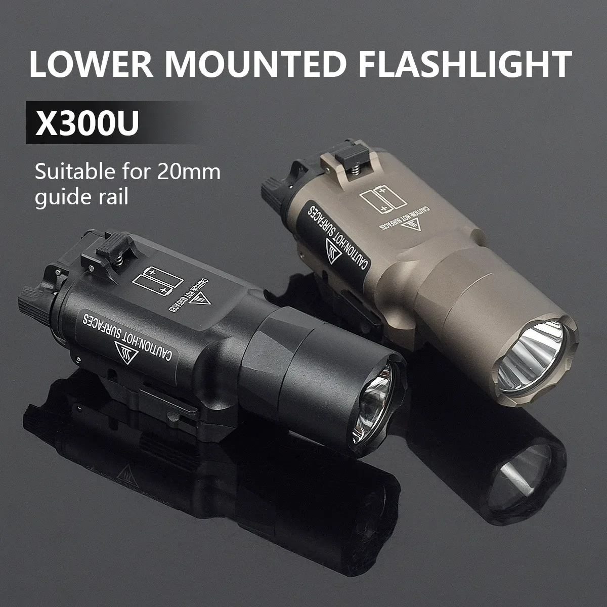 Tactical Surefire X300 X300U X300UH-B XH35 Pistol X300V Scout Light Airsoft Tools Strobe Flashlight Hunting Gun Gear