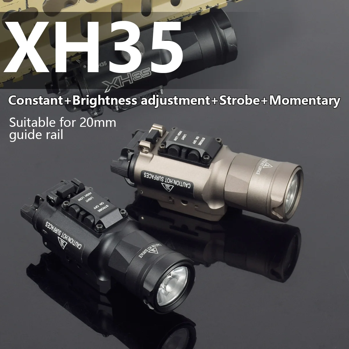 Tactical Surefire X300 X300U X300UH-B XH35 Pistol X300V Scout Light Airsoft Tools Strobe Flashlight Hunting Gun Gear