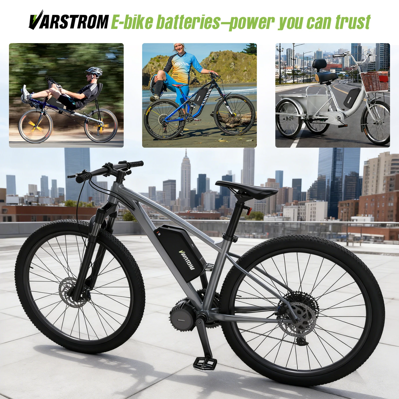 [US Direct ] Hailong Max 48V 30AH 52V 25AH 20AH Battery Ebike High Capacity Battery 40A BMS Downtube Pack 21700 Lithium Cells
