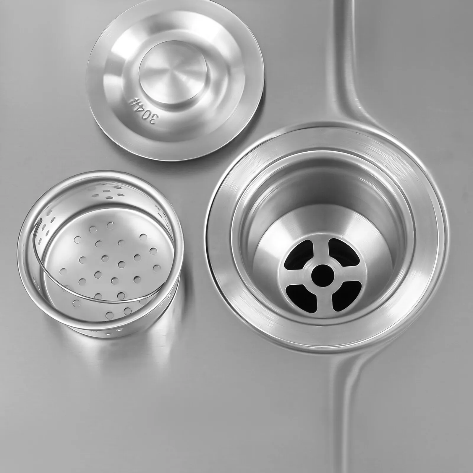 Stainless Steel Sink with Faucet Free Standing Utility Sink Single Bowl Sink Capacity 50kg for Homes Restaurants Laundry Rooms
