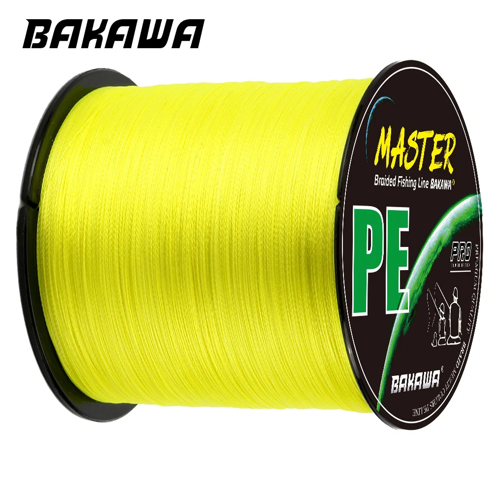 BAKAWA 8 Strands Fishing Line 300M ultifilament Braided PE Wire Super Durable Carp Fly Sea Saltwater Weave Extreme Tool