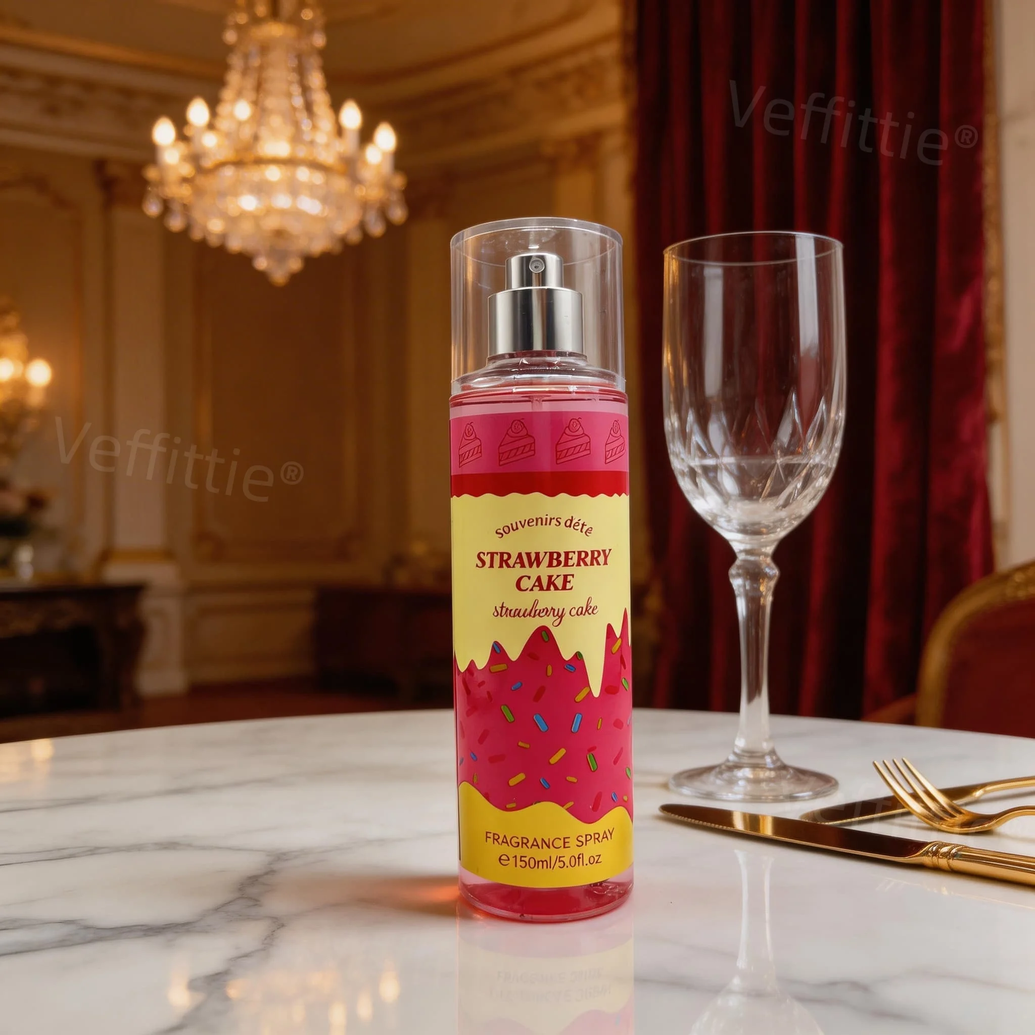 Sweet Strawberry Cream Fragrance,Long Lasting Scent, Urban Date Aroma, Playful Spray for Evening Outings,Romantic Love Essential