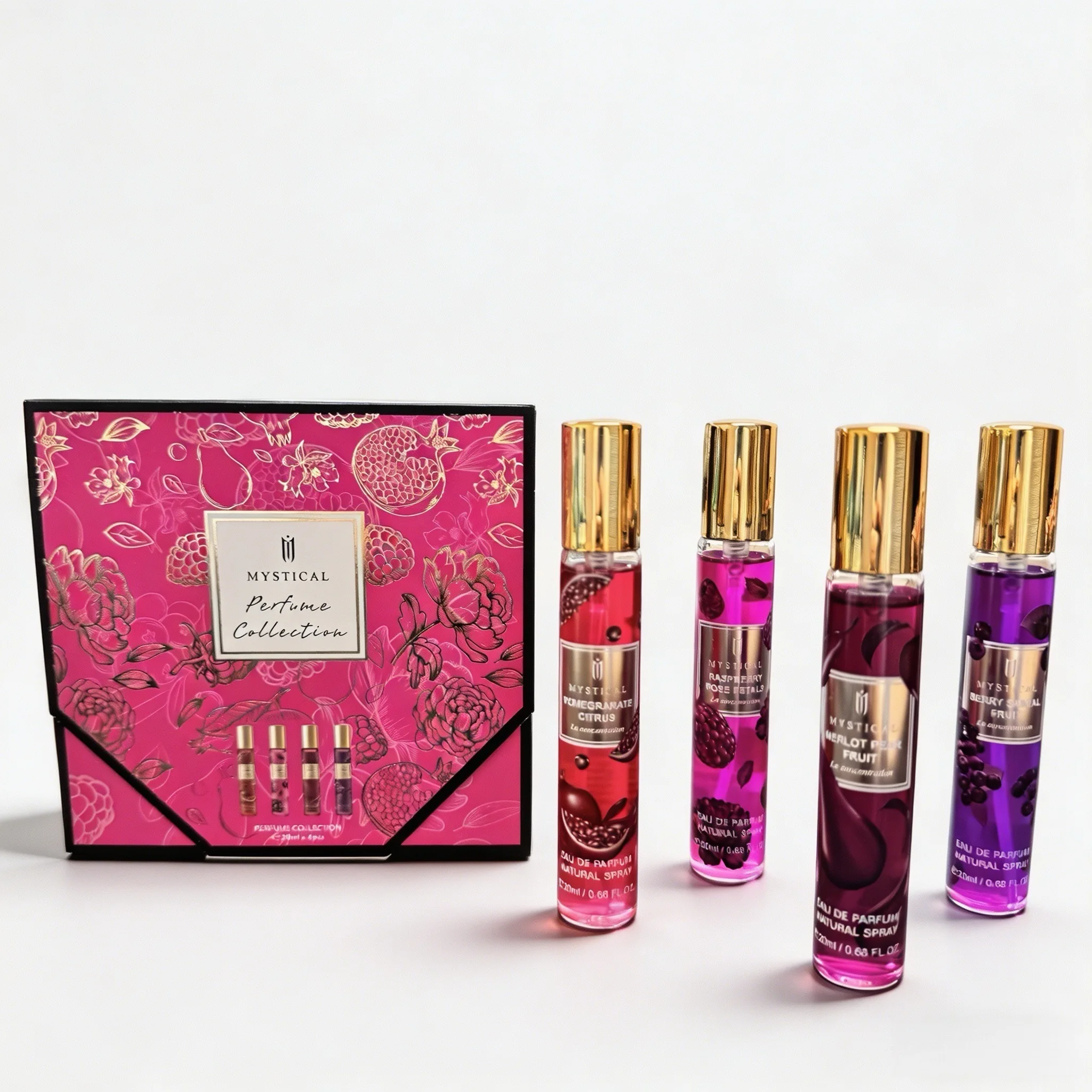 Mystical Women's And Men's Perfume Gift Set, Long-lasting Fresh Fragrance, Unisex Design, Portable Travel Size, Enduring Scent. Perfect For Mother's Day, Valentine's Day, Father's Day, Birthday Gifts, Daily Life, Dating And Gifting Purposes