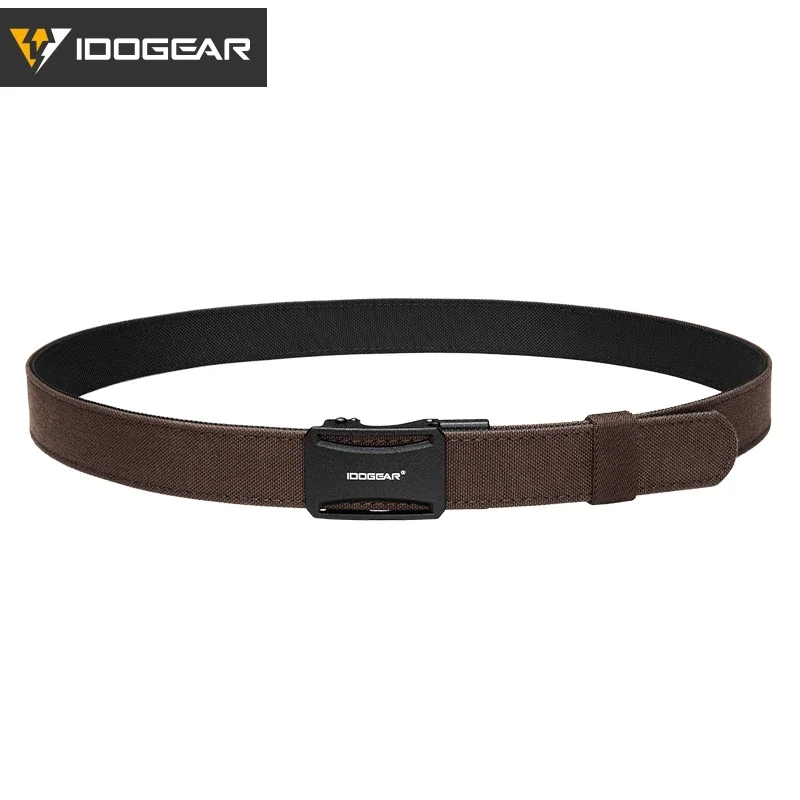 IDOGEAR Tactical Ratchet Belt 1.25” EDC Gun Belt Heavy-Duty Nylon CCW Belts with Quick-Adjust Buckle for IWB/OWB/AIWB Carry 3443