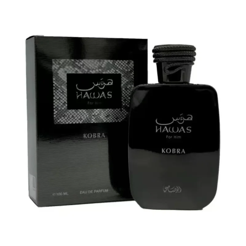 Hawas For Him Kobra Eau de Parfum 100ml 3.38fl.oz Men Woody Spicy Long Lasting Fragrance