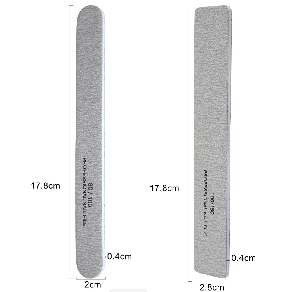 1000Pcs Large Nail File Nail File for Manicure Buffering Pedicure Care