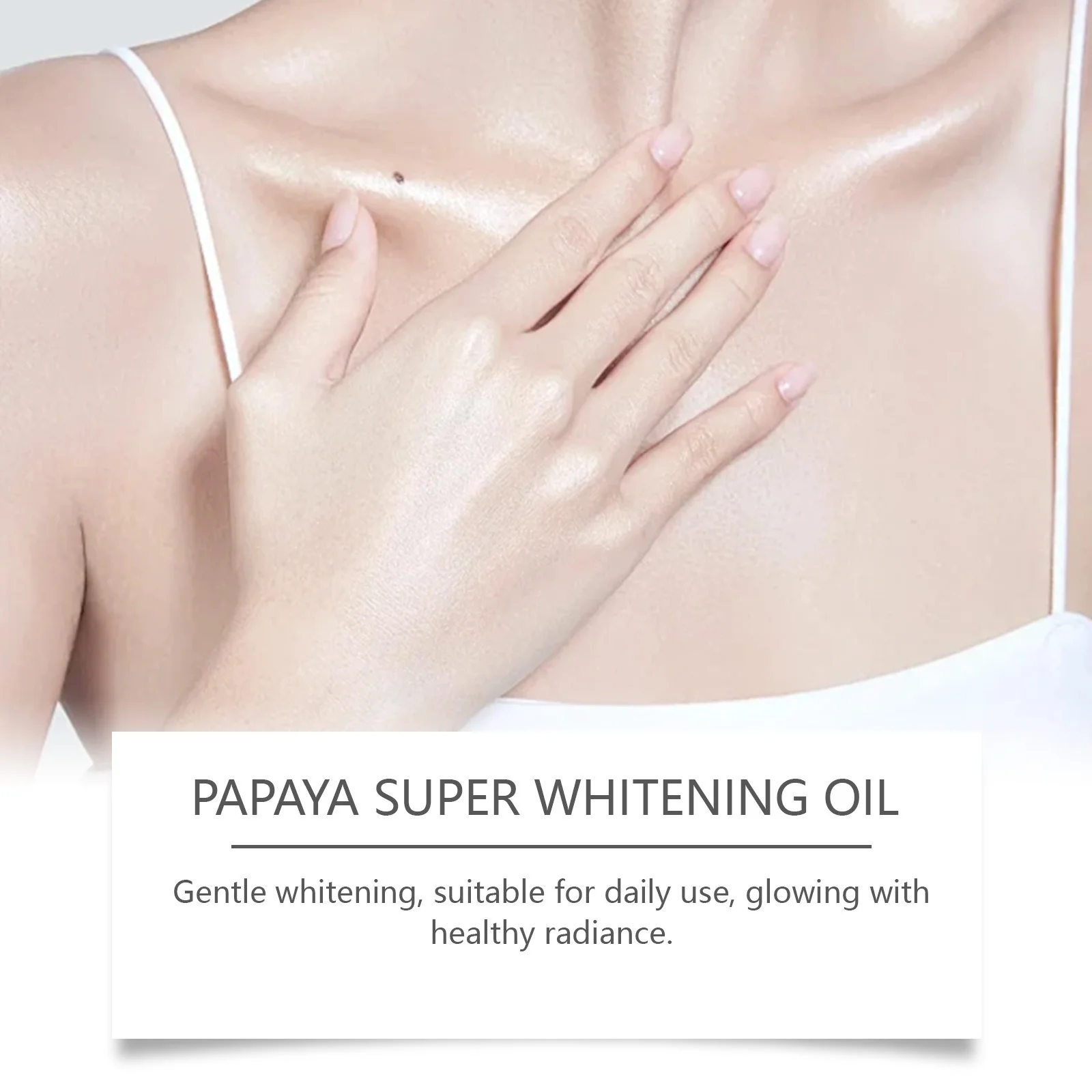 Papaya Face Body Moisturizer Oil Brightening Firming Skin Improve Dullness Anti Sagging Remove Blemish Super Body Whitening Oil