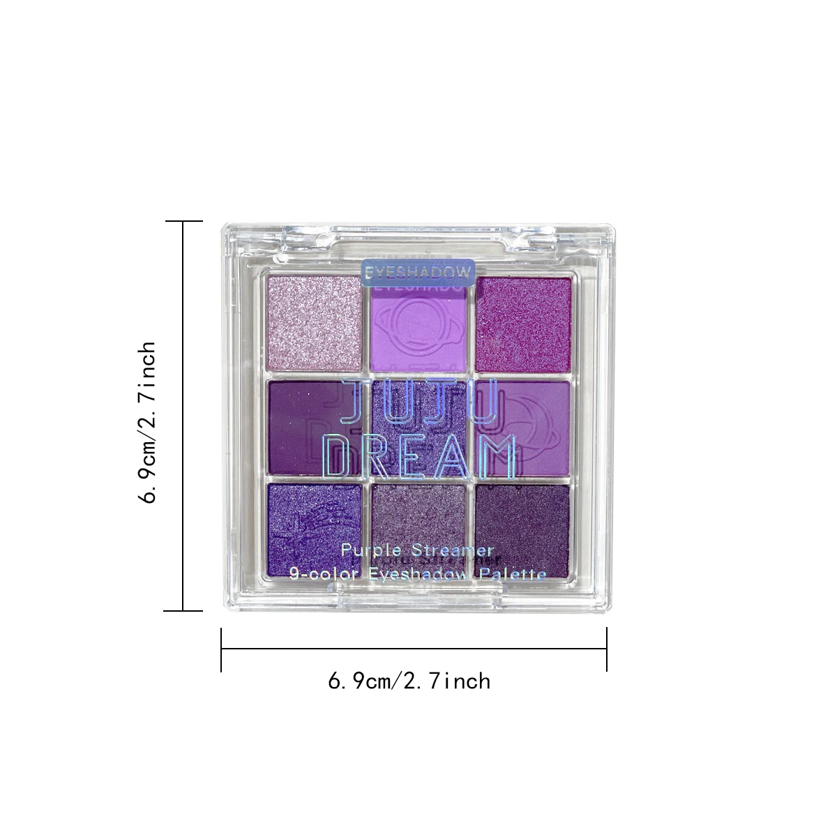 Dreamlike Nine-Color Purple Eyeshadow Palette Long-Lasting And Waterproof Matte And Shimmer Finishes Smokey Eye Makeup Palette