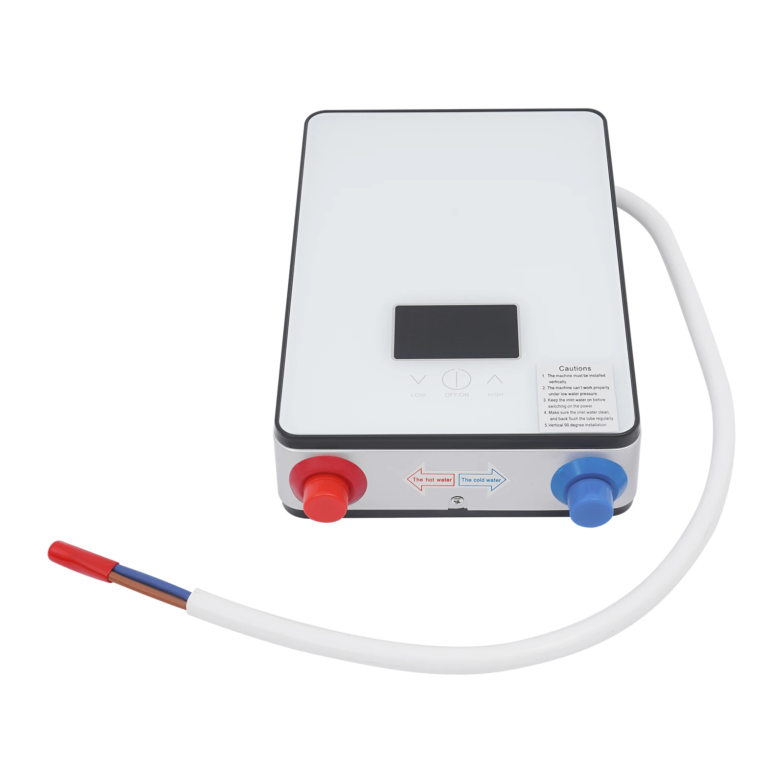 4500W Water Heater AC 110V Instant Electric Water Heater with Hand Shower LED Touch Screen Thermostat Instantaneous Water Heater