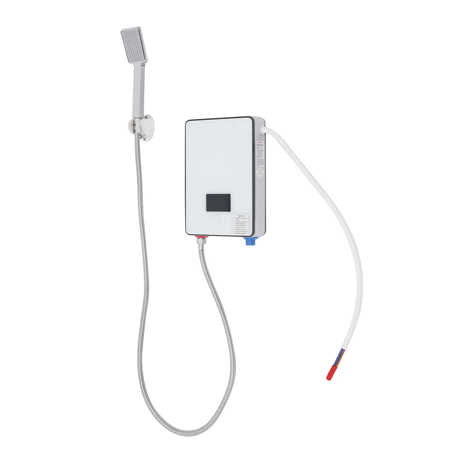 4500W Water Heater AC 110V Instant Electric Water Heater with Hand Shower LED Touch Screen Thermostat Instantaneous Water Heater