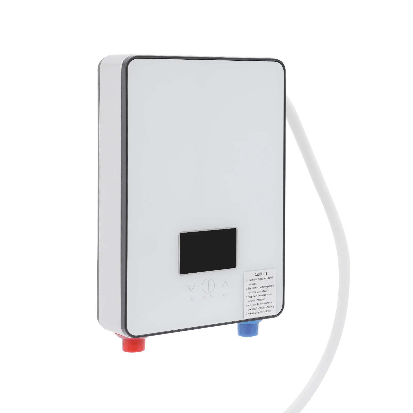 4500W Water Heater AC 110V Instant Electric Water Heater with Hand Shower LED Touch Screen Thermostat Instantaneous Water Heater