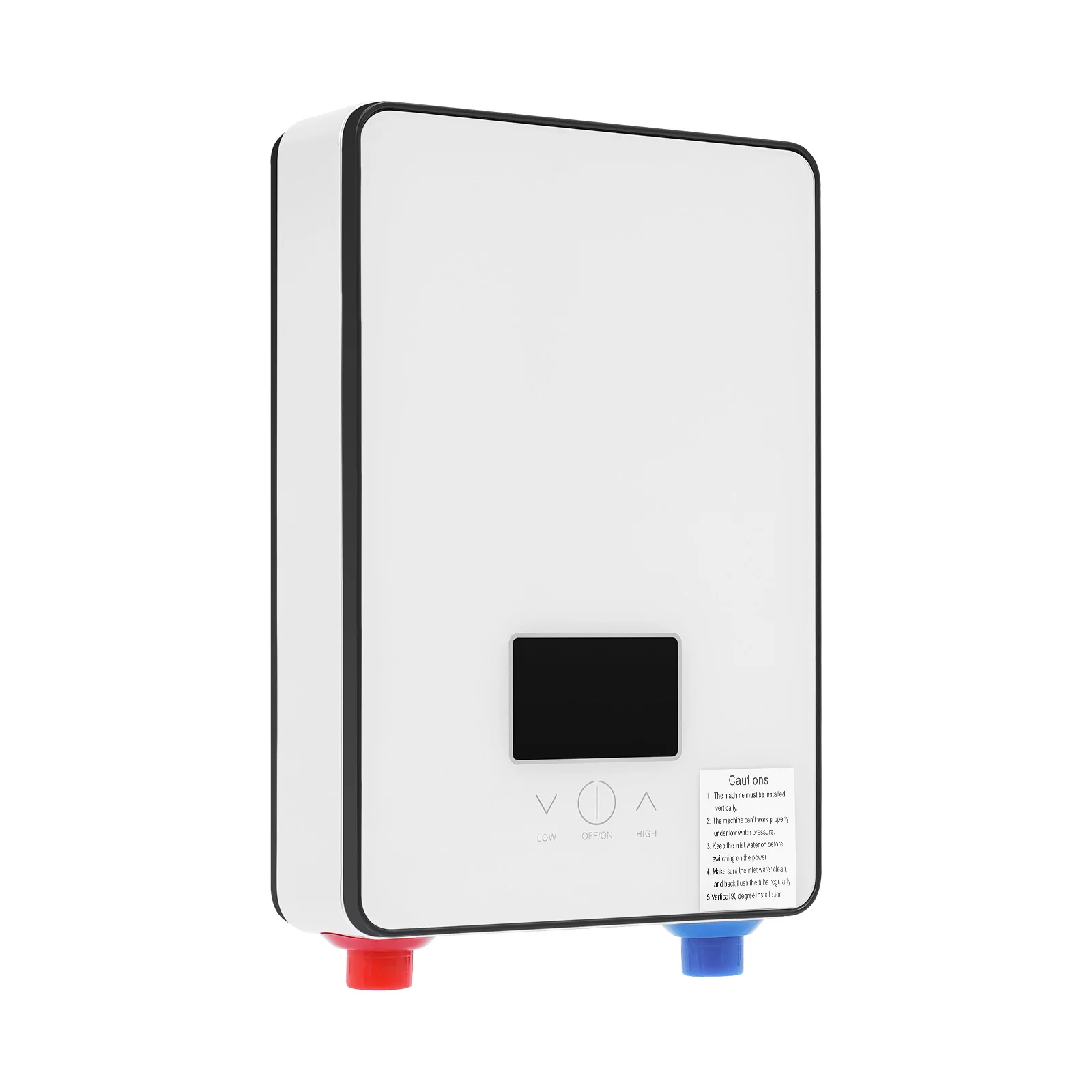 4500W Water Heater AC 110V Instant Electric Water Heater with Hand Shower LED Touch Screen Thermostat Instantaneous Water Heater