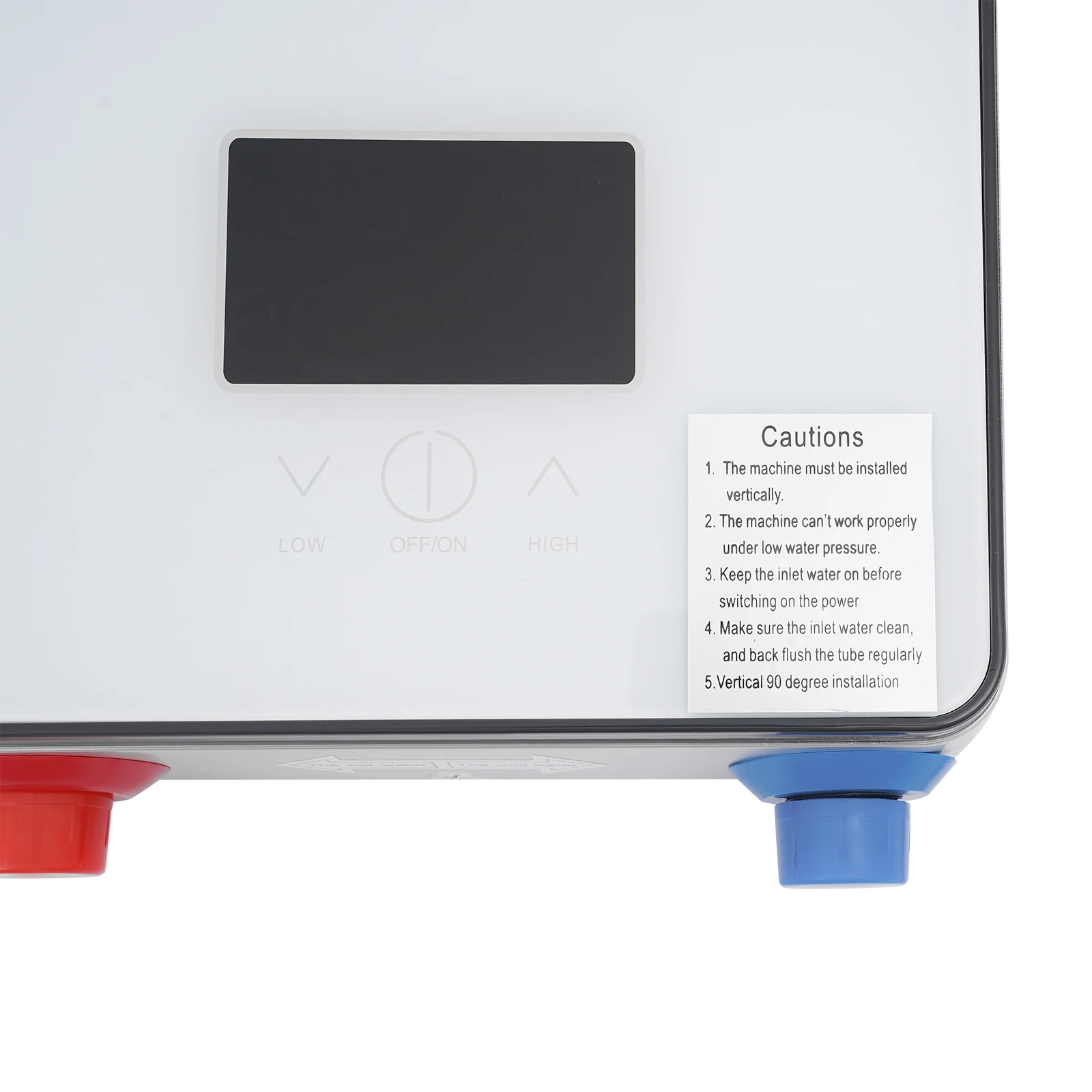 4500W Water Heater AC 110V Instant Electric Water Heater with Hand Shower LED Touch Screen Thermostat Instantaneous Water Heater