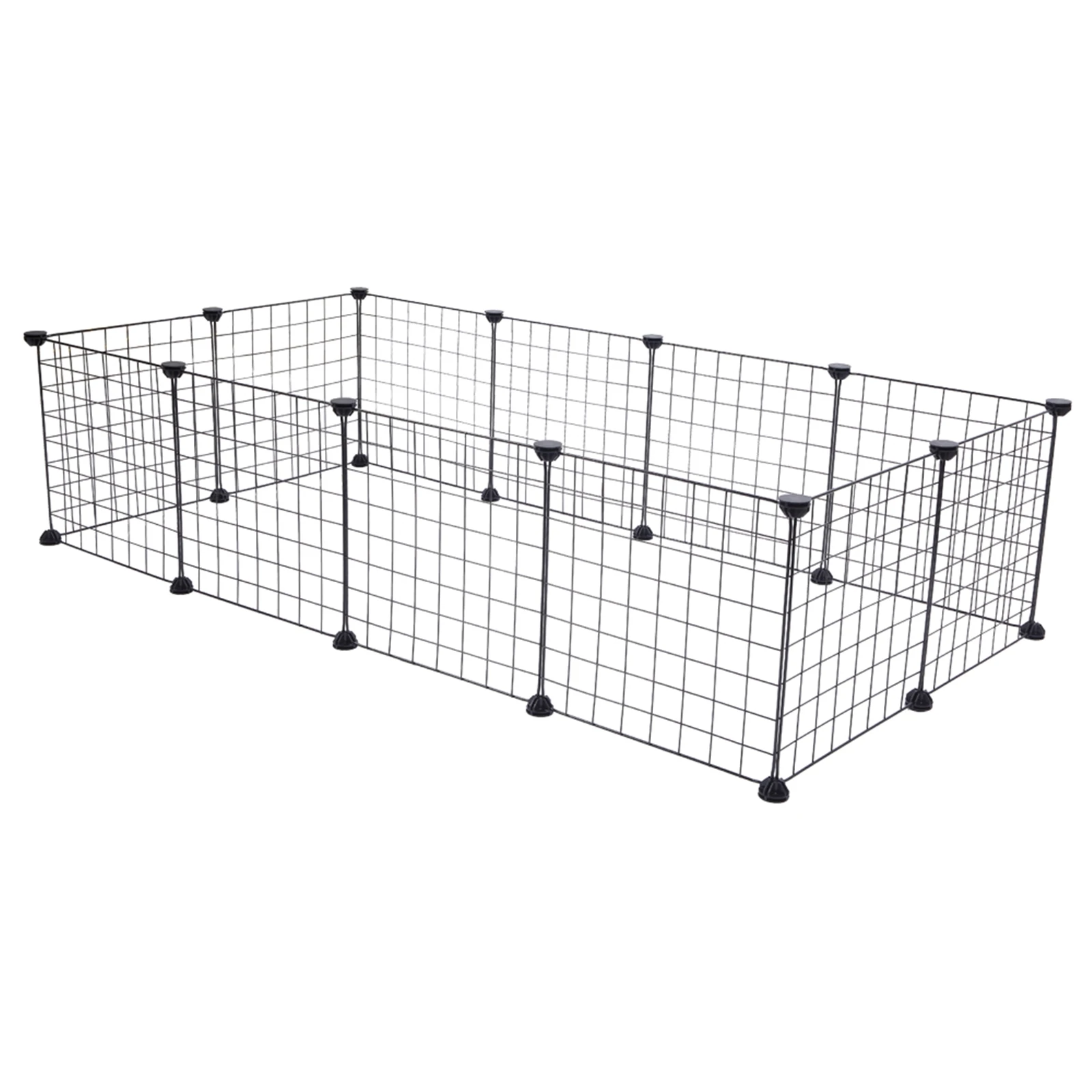 Pet Playpen Small Animal Cage Indoor Portable Metal Wire Yard Fence for Animals Guinea Pigs Rabbits Kennel Crate Fence Tent