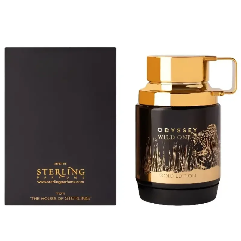 Armaf Odyssey Wild One Gold Edition Eau De Parfum 100ml 3.4fl.oz Long Lasting Men Perfume Woody Spicy Scent