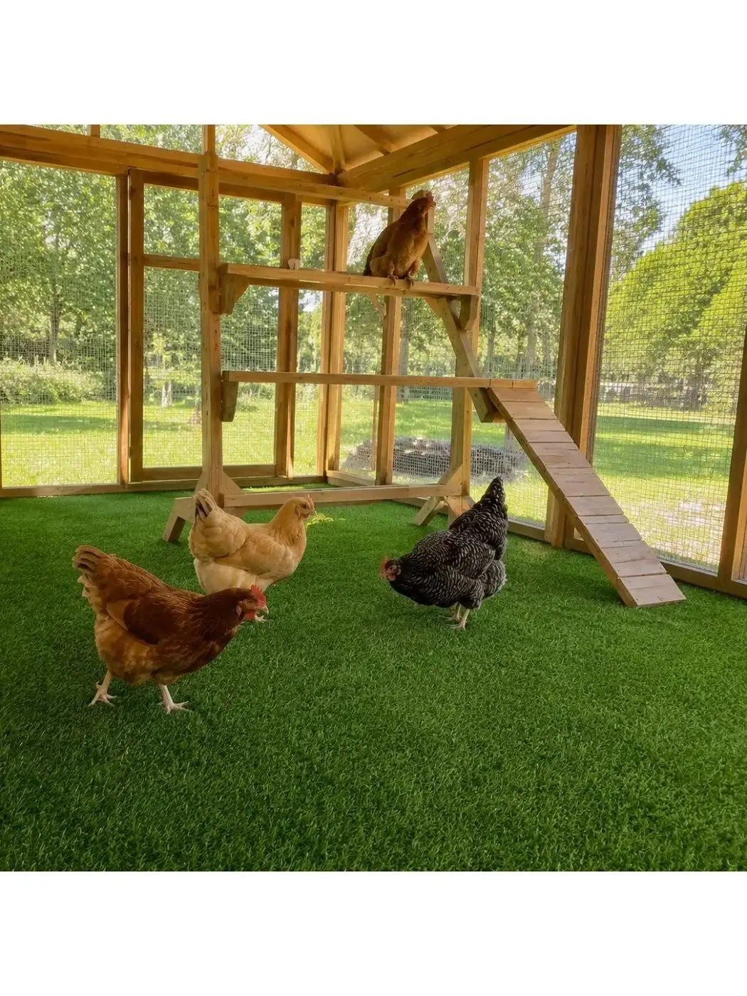 5FT X 10/15/20FT Artificial Grass Mat, 0.4' Pile Height, Indoor & Outdoor Use, Perfect for Terraces, Gardens & Pet Areas