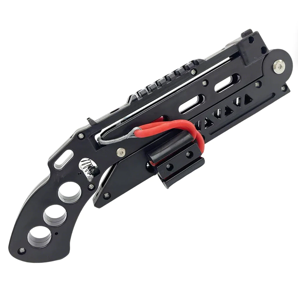 Powerful Foldable Slingshot Kit, Compact Hunting & Survival Tool for Jungle Camping, Shoot Arrows and Steel Ammo