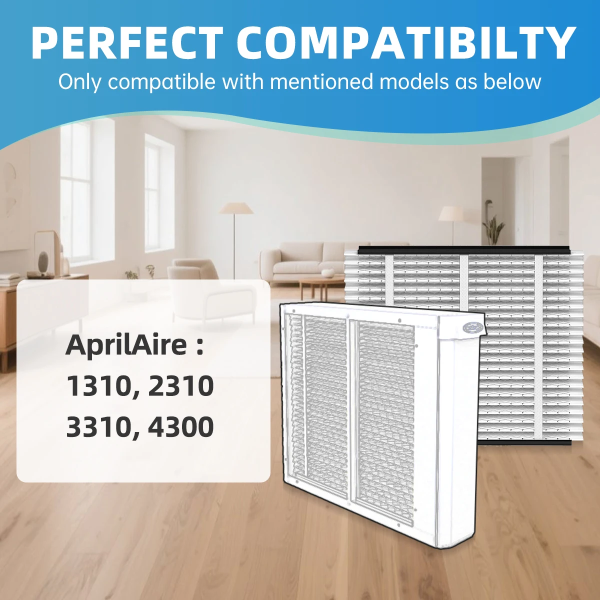 310 Replacement Air Filter 20x20x4 MERV 11 Compatible with Air Purifiers Model 1310 2310 3310 4300 HVAC AC Furnace Filter 2Packs