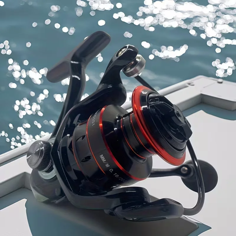 Fishing Reel - A Gear Ratio Rotary Reel That Can Withstand Up To 22 Lbs, Equipped With 5+1/7+1 Ball Bearings, And An Asymmetrical Rotary Reel Rotor Design.