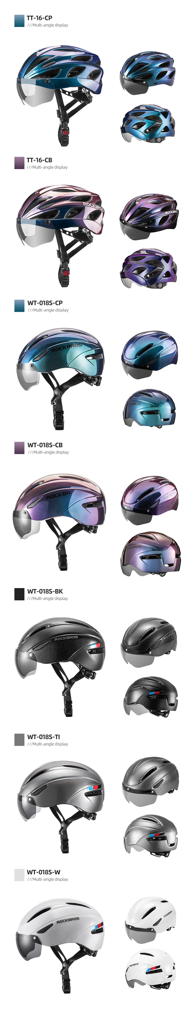 ROCKBROS Bike Helmet EPS Integrally-molded Breathable Lightweight Cycling Safety Helmet Men Women MTB Road Bicycle Helmet