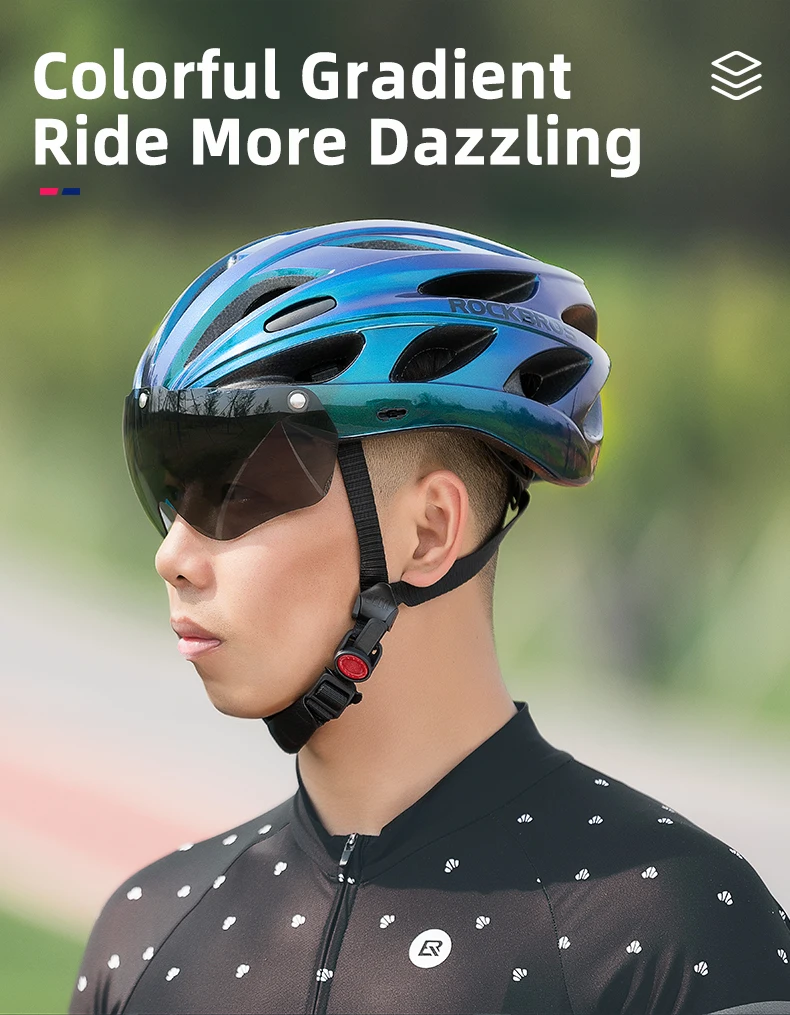 ROCKBROS Bike Helmet EPS Integrally-molded Breathable Lightweight Cycling Safety Helmet Men Women MTB Road Bicycle Helmet