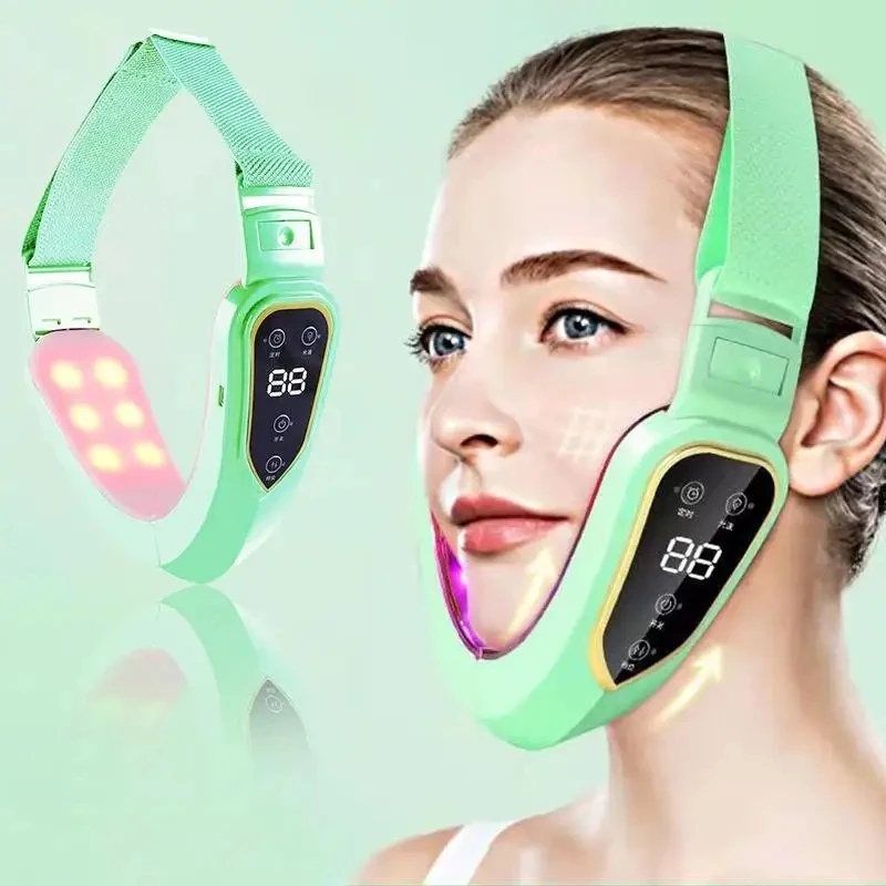 USB Charging V Face Neck Chin Massager, Facial Beauty Device, Women'S Gift