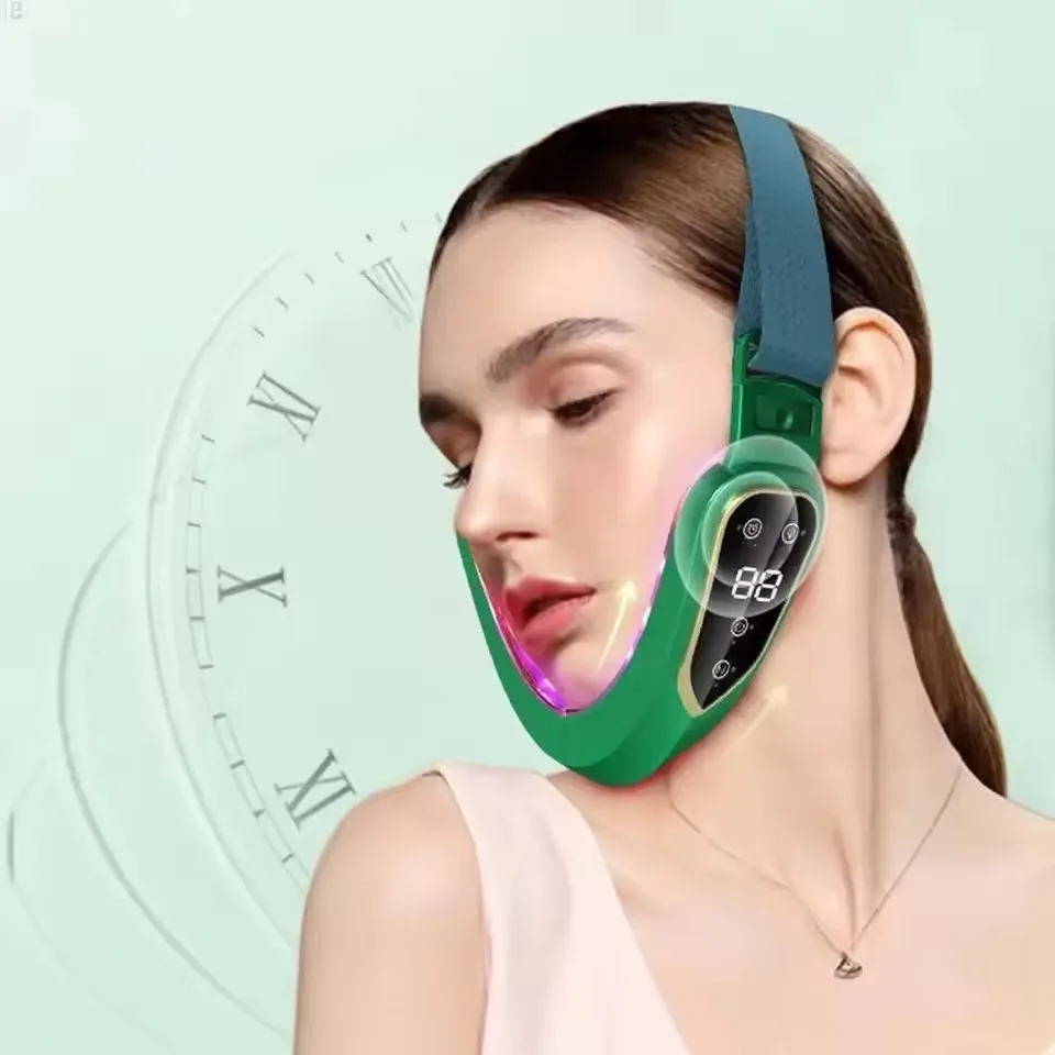 USB Charging V Face Neck Chin Massager, Facial Beauty Device, Women'S Gift