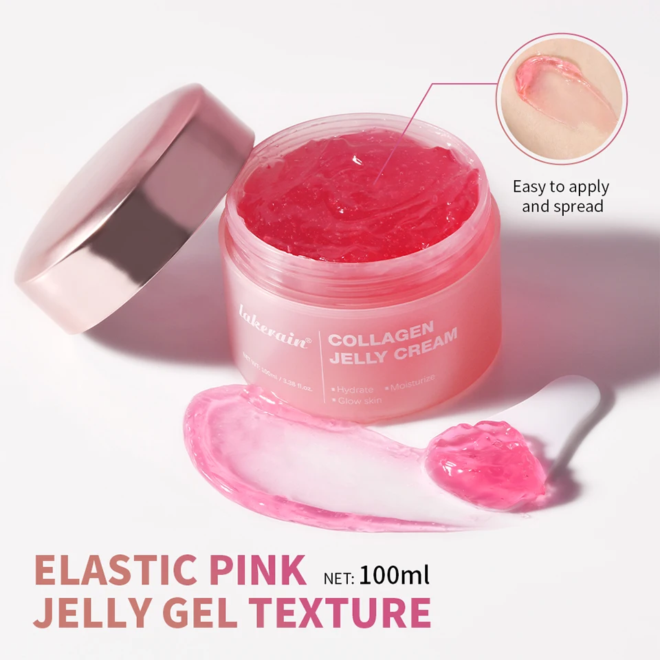 Deep Hydrating Collagen Jelly Cream Moisturizing Tightening Soothing Anti-Aging Firmness Hydration Cream Skincare Cosmetics