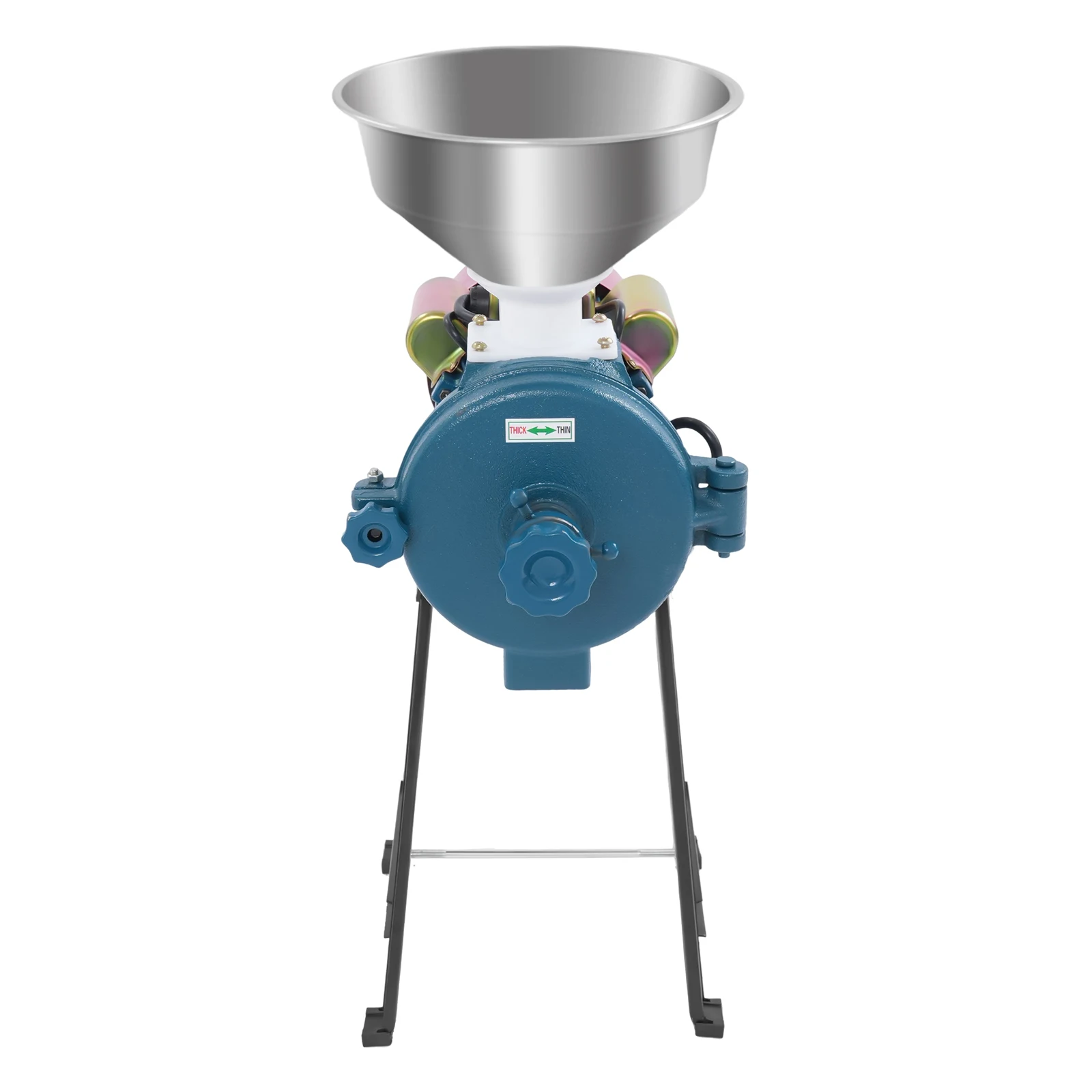 2200W Electric Grain Grinder, Commercial Mill Cereal Grinding Machine 60 Mesh Adjustable for Corn Coffee Herbs Spices