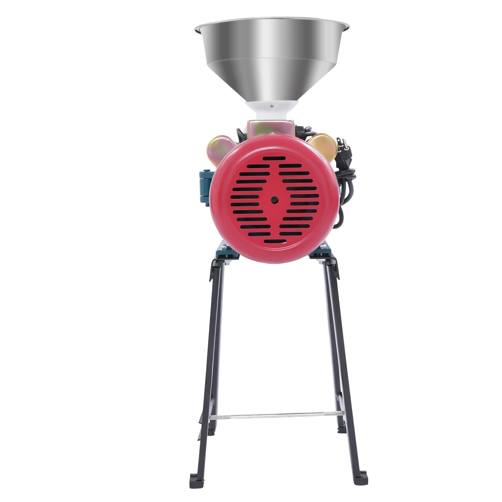 2200W Electric Grain Grinder, Commercial Mill Cereal Grinding Machine 60 Mesh Adjustable for Corn Coffee Herbs Spices