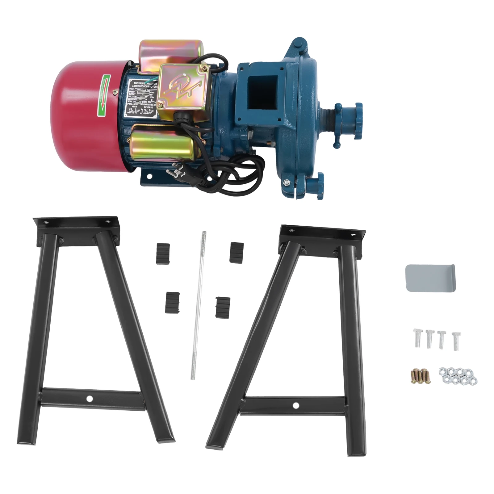 2200W Electric Grain Grinder, Commercial Mill Cereal Grinding Machine 60 Mesh Adjustable for Corn Coffee Herbs Spices