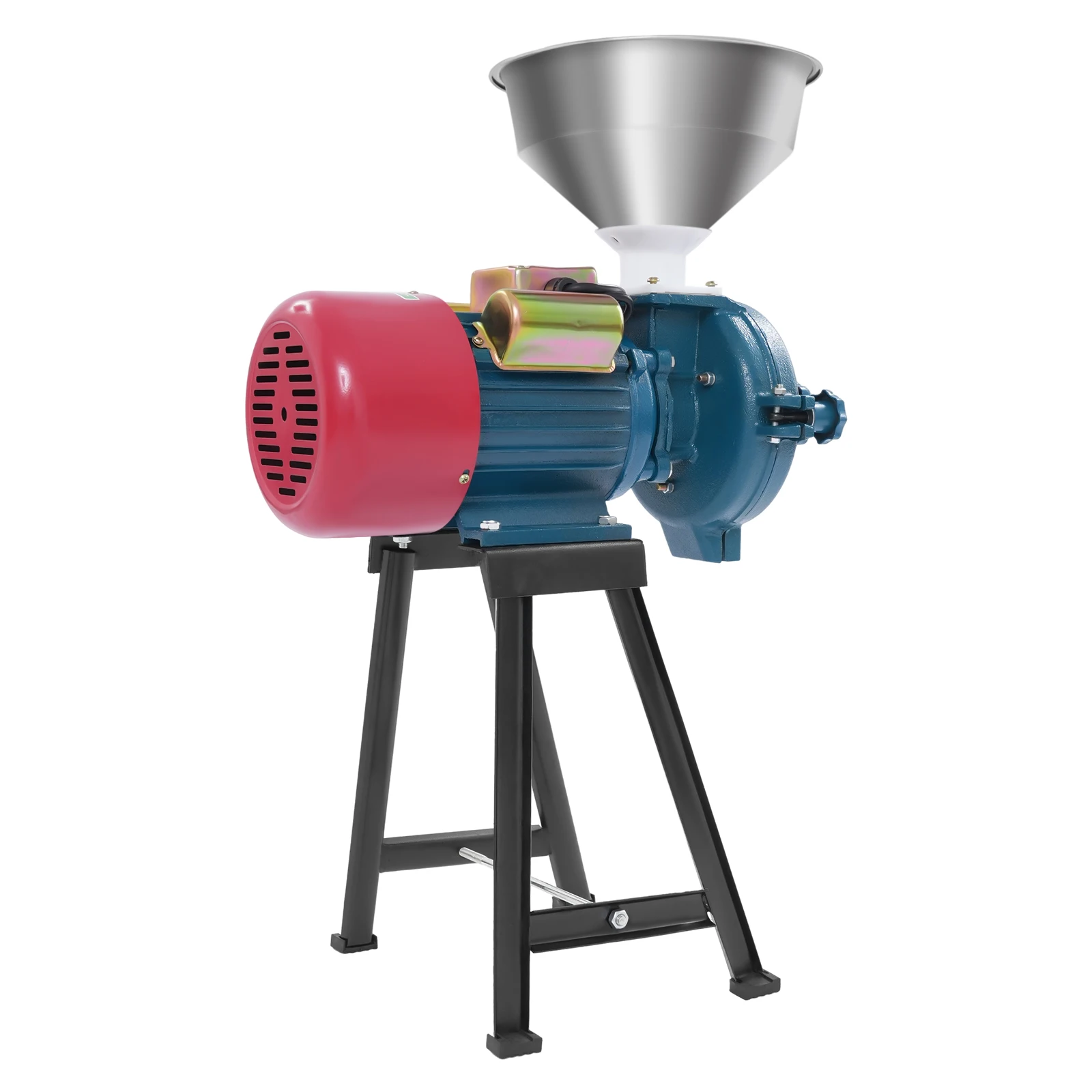 2200W Electric Grain Grinder, Commercial Mill Cereal Grinding Machine 60 Mesh Adjustable for Corn Coffee Herbs Spices