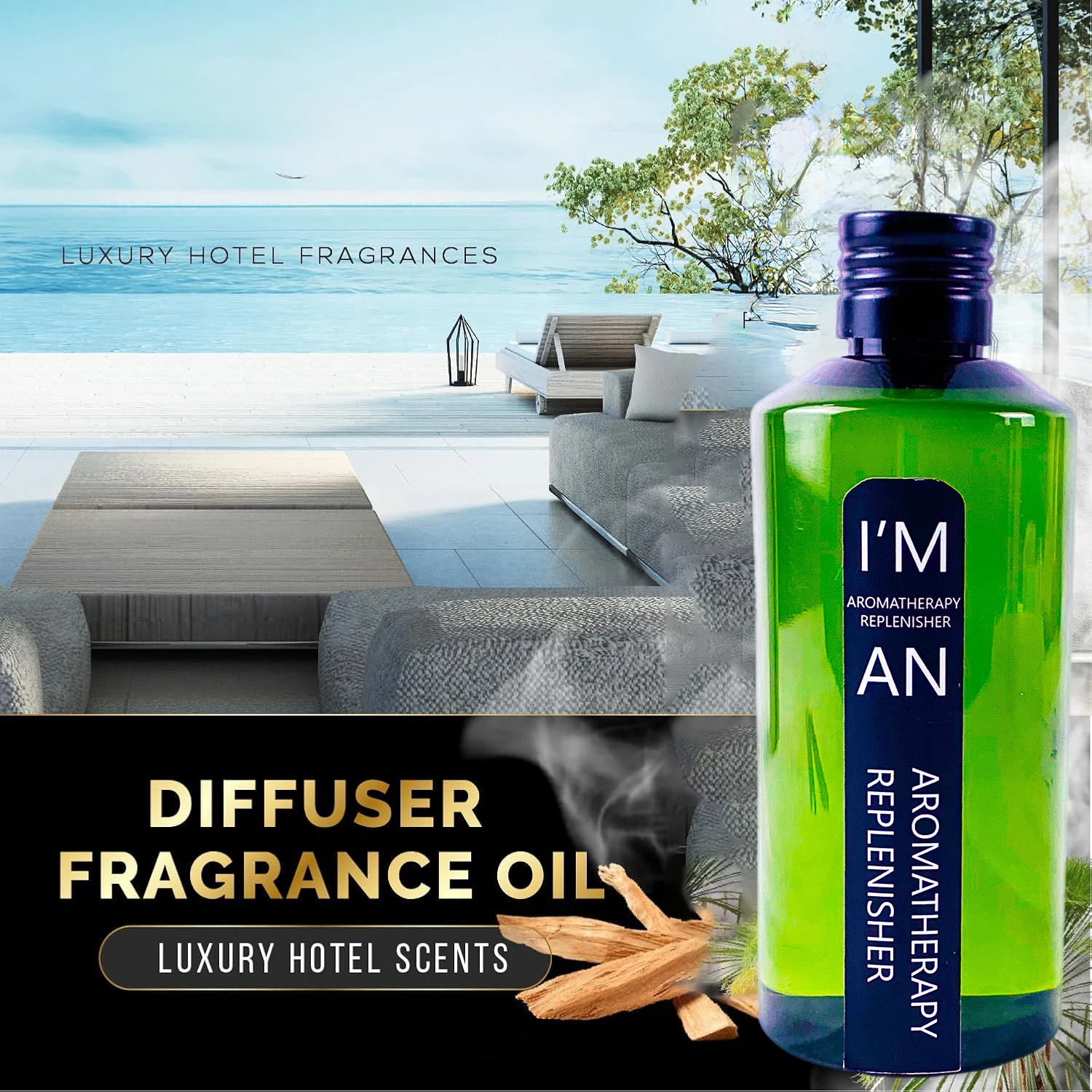 500/200ML Marriott Hilton Ritz Carlton Fragranc Oil Fireless Aromatherap Replenisher Fluid for Home Hotel Diffuser Essential Oil