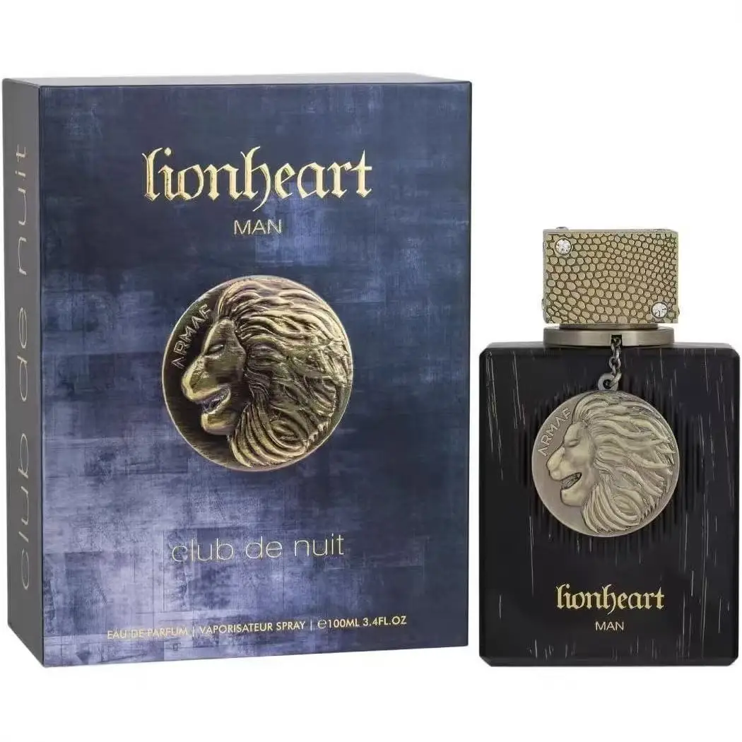 Armaf Club De Nuit Lionheart Man Oriental Woody Eau De Parfum Spray 3.4Oz/100Ml Long Lasting Masculine Perfume Scent