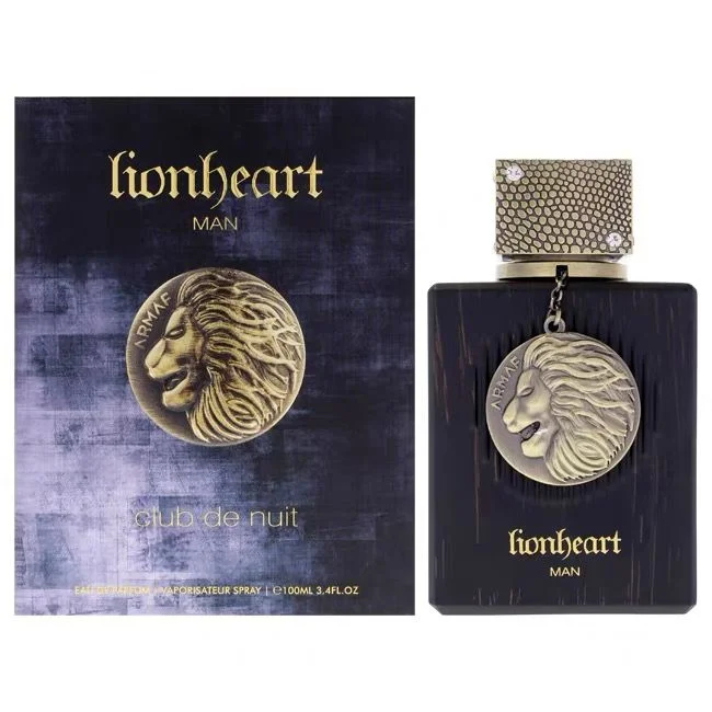 Armaf Club De Nuit Lionheart Man Oriental Woody Eau De Parfum Spray 3.4Oz/100Ml Long Lasting Masculine Perfume Scent