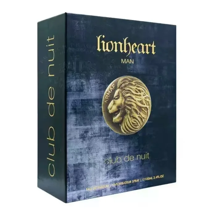 Armaf Club De Nuit Lionheart Man Oriental Woody Eau De Parfum Spray 3.4Oz/100Ml Long Lasting Masculine Perfume Scent