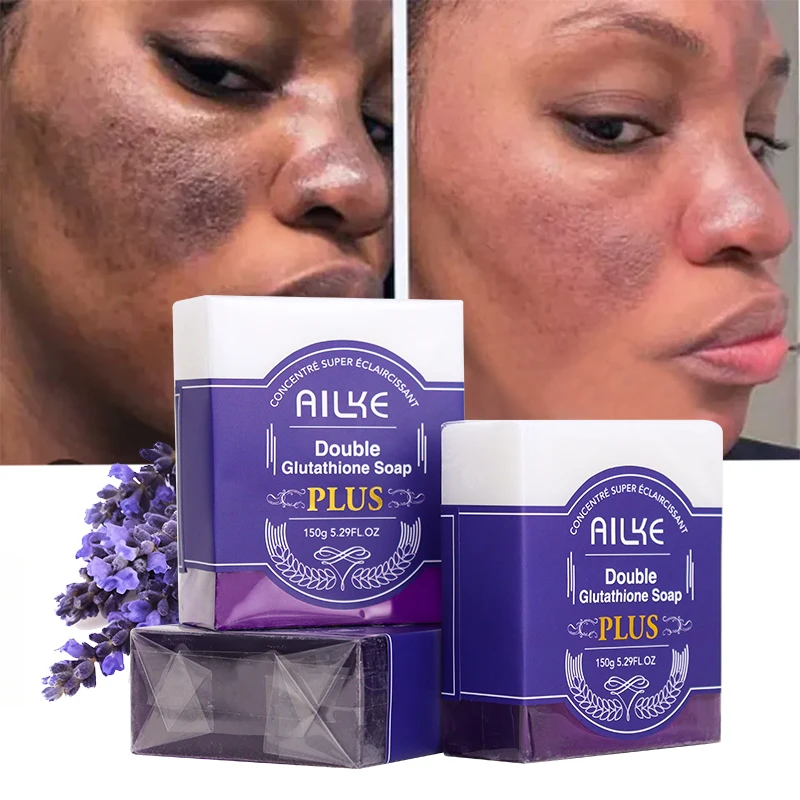 AILKE Double Glutathione PLUS Whitening Skin Care Set, Moisturizing, Reduce Dark Spots, Freckles, Melasma, Hyperpigmentation