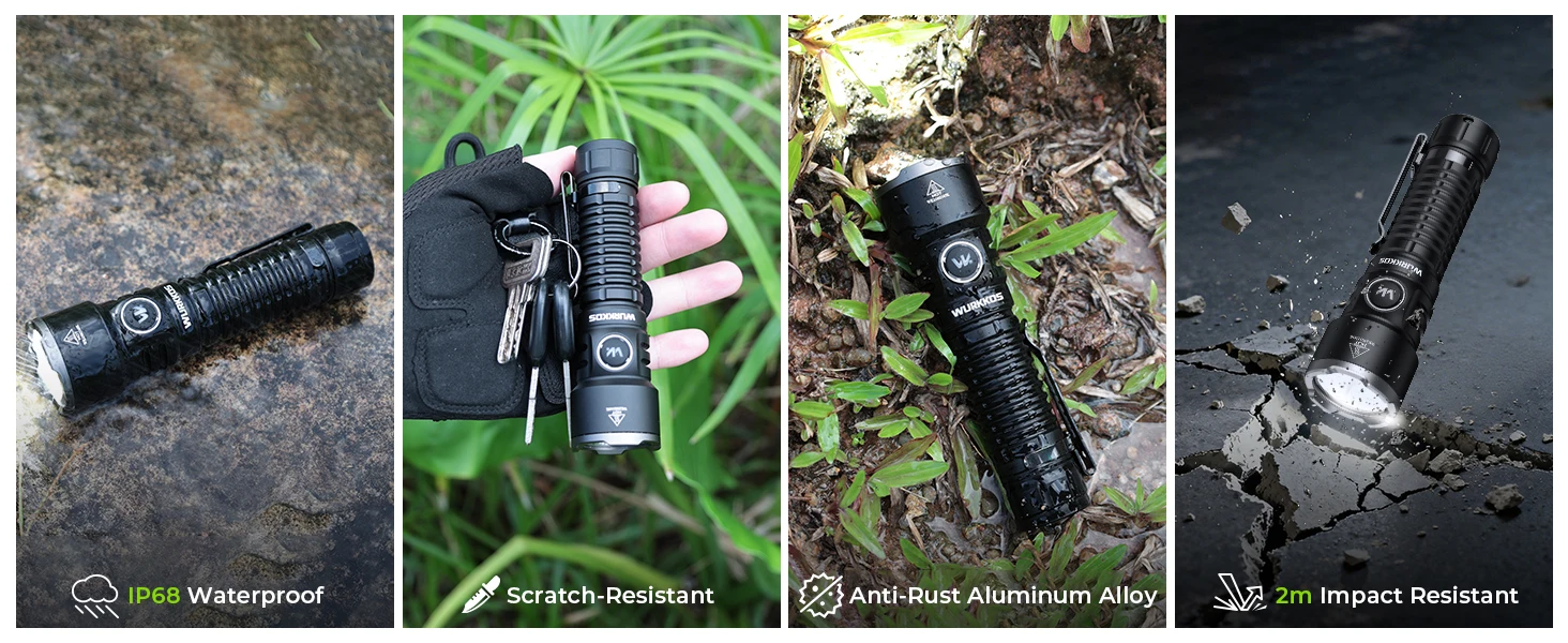 Wurkkos TS28 Upgrate Mini Tactical Flashlight Rechargeable & Charging output with Ultra Long Range Lighting for Local Delivery