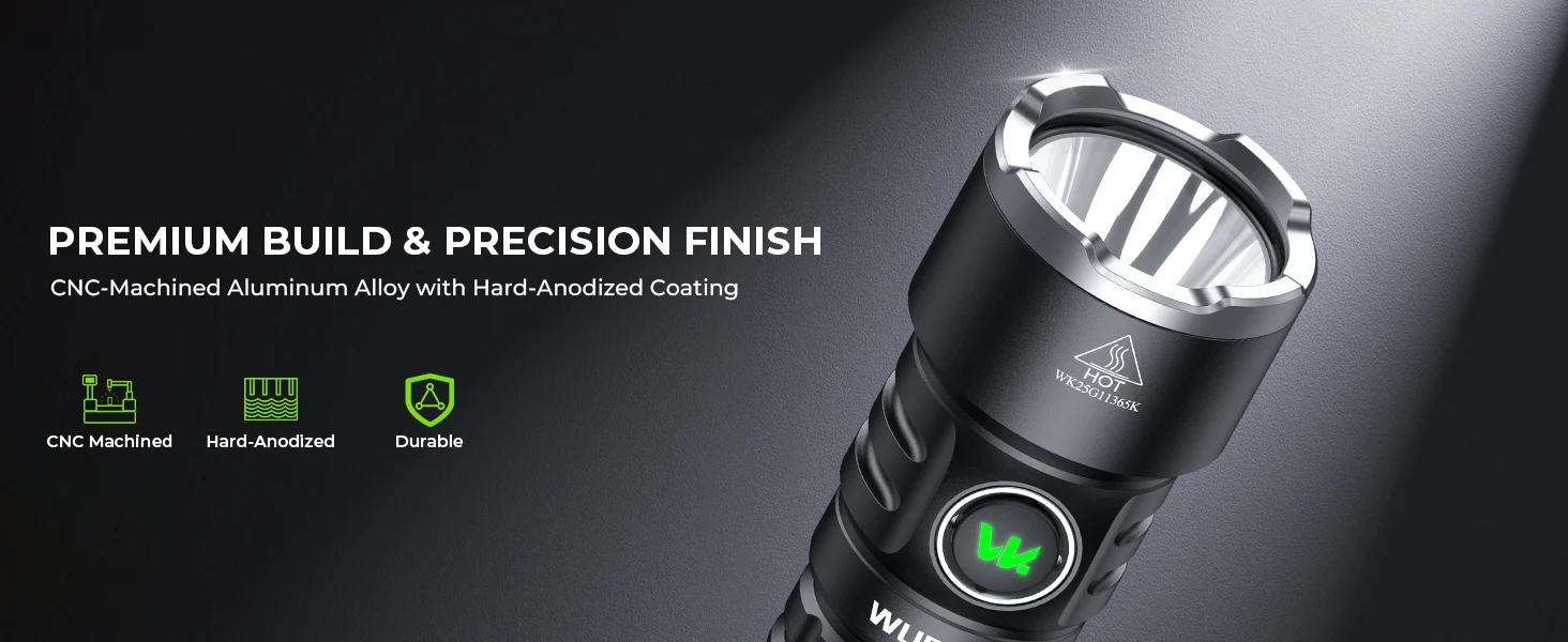 Wurkkos TS28 Upgrate Mini Tactical Flashlight Rechargeable & Charging output with Ultra Long Range Lighting for Local Delivery