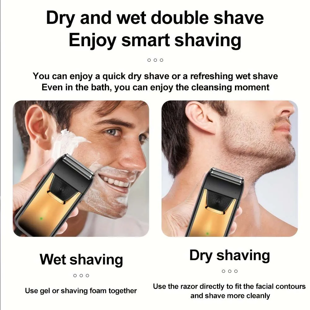 3 in1/1pc Professional Hair Clipper Kit Electric Shaver for Barber Men's Hair Trimmer Electric Shaver Hair Cutting Machine