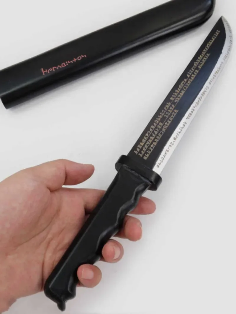 16inch Hestia Katana Dagger Anime DanMachi Cosplay Prop Sword Wooden Ninja Knife Real Size Japanese Katana Samurai Sabre Toy