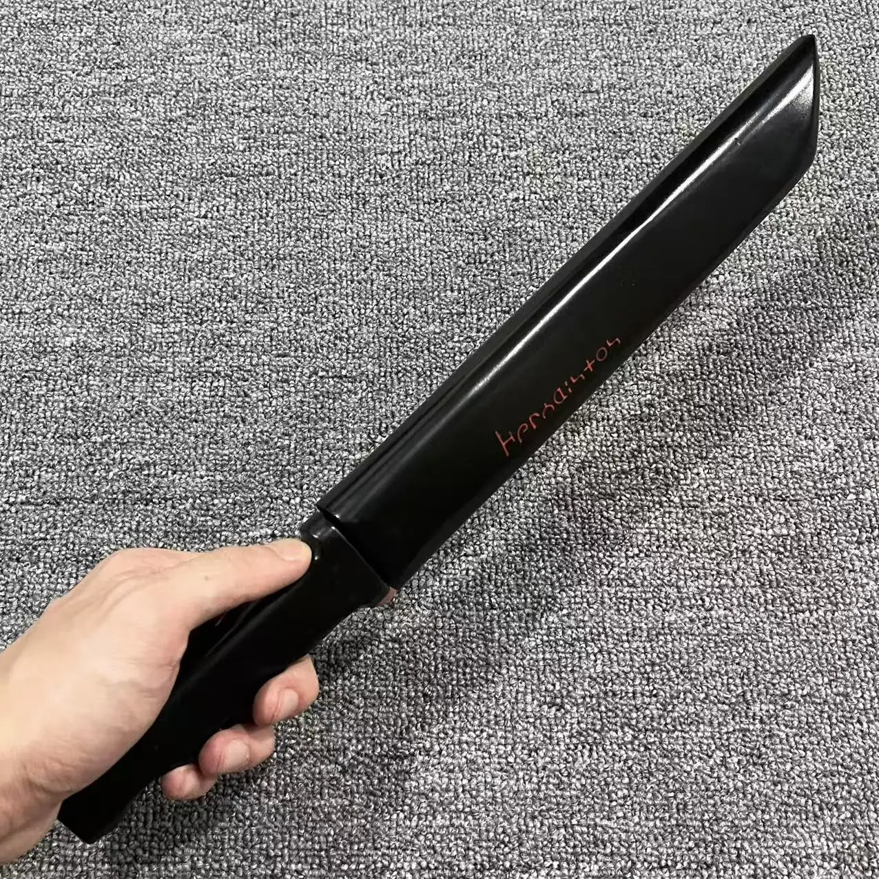 16inch Hestia Katana Dagger Anime DanMachi Cosplay Prop Sword Wooden Ninja Knife Real Size Japanese Katana Samurai Sabre Toy
