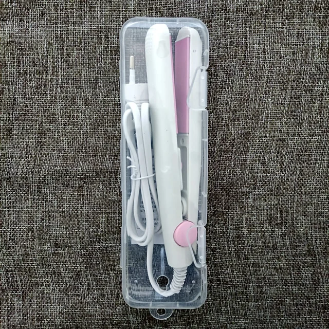 New Curling Iron Mini Hair Straightener Iron Ceramic Straightening Styling Tools Hair Curler Flat Iron Beard Straightener