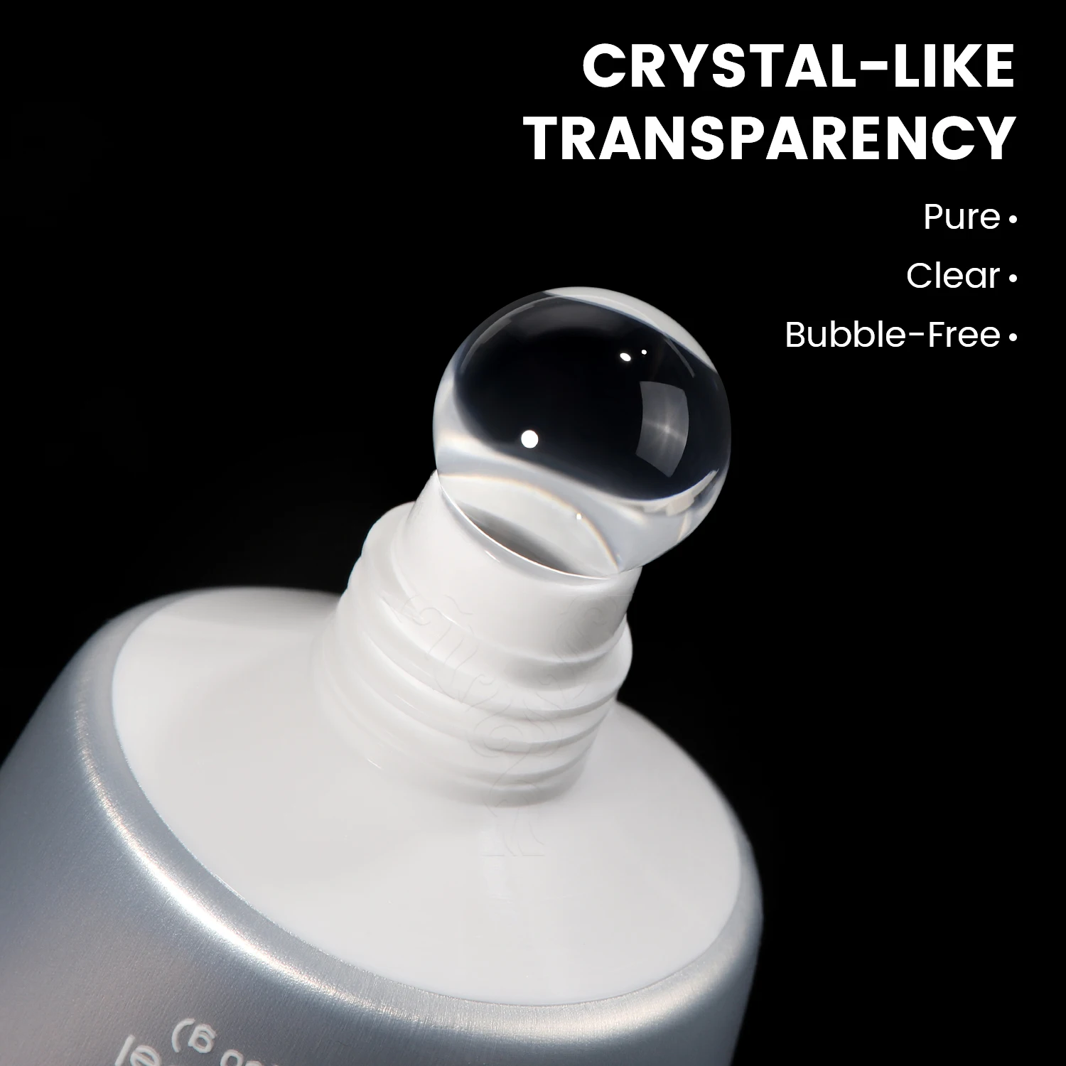 YOKEFELLOW PUREFORM Extension Gel Nail Polish 50g HEMA & TPO Free Milky White Poly Gel for Professional Salon Use PF02 Pure Snow